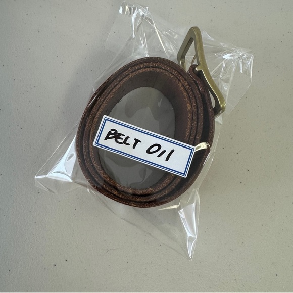 Eddie Bauer Women's Boho Western Brown Tan Genuine Leather Belt Size Medium - Picture 13 of 13